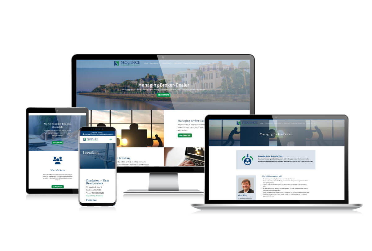 Sequence Launches New Website - Desktop and mobile friendly