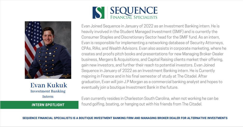 Sequence Financial Services Welcomes Evan Kukuk
